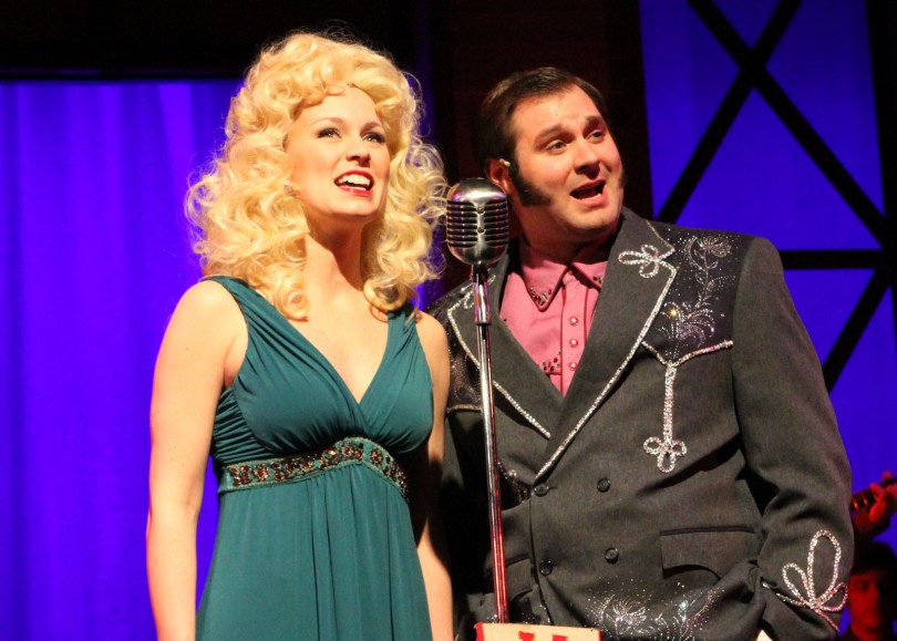 Kate Barton as Tammy Wynette and Ben Hope as George Jones