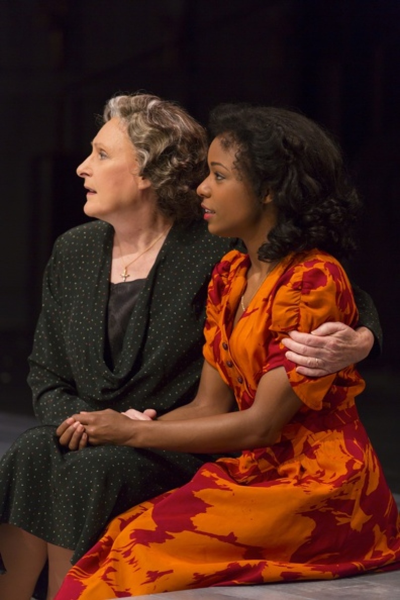 The nurse (Kandis Chappell) and Juliet (Kaliswa Brewster). Photo by T. Charles Erickson.